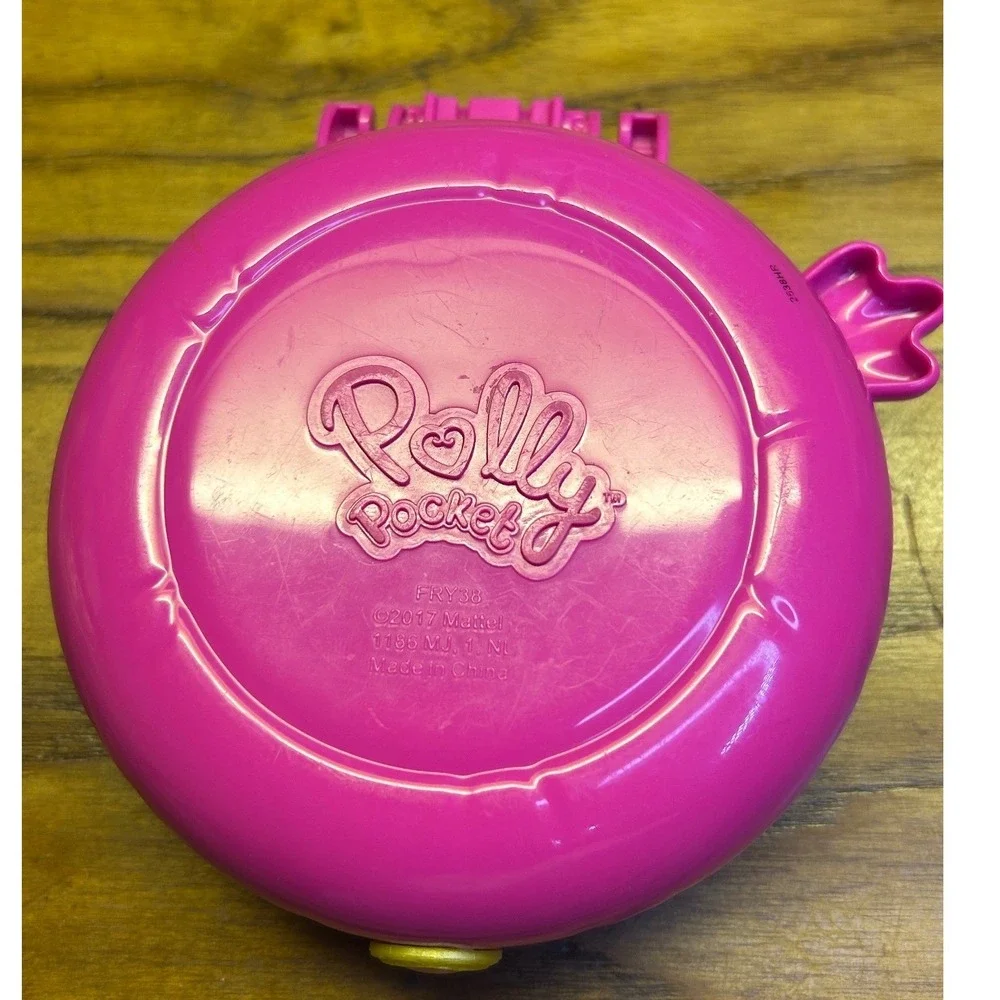 Mattel 2017 Polly Pocket Flamingo Floatie Compact FRY38 Pink Tropical‎